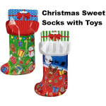 Christmas Confectionary PVC Sock with Toys